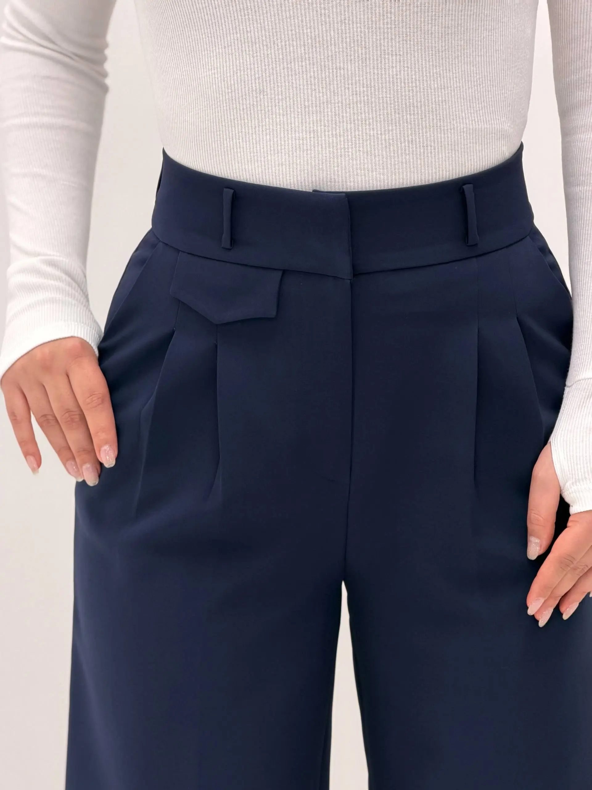 3883-شلوار بگ مازراتی پیلی دار